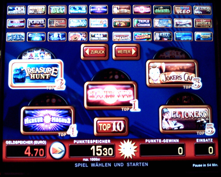 Evolution III Menue neu